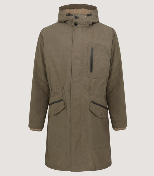 Men's Ridge Parka Jacket In Tobacco