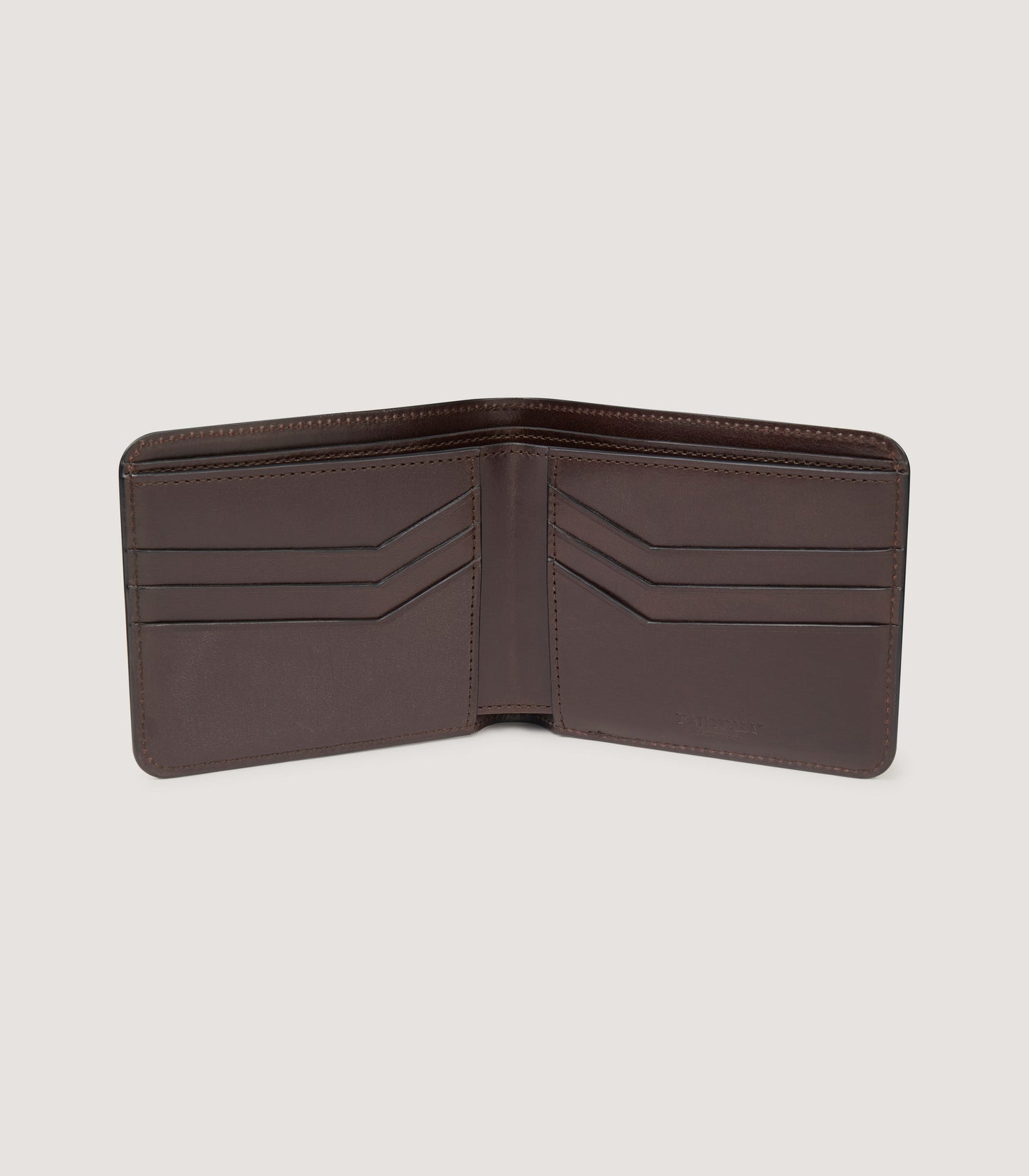 Featherburst Billfold Wallet In Dark Brown