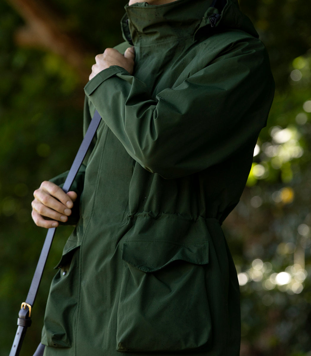 Men's Wiltshire Lightweight Coat In Pine Green