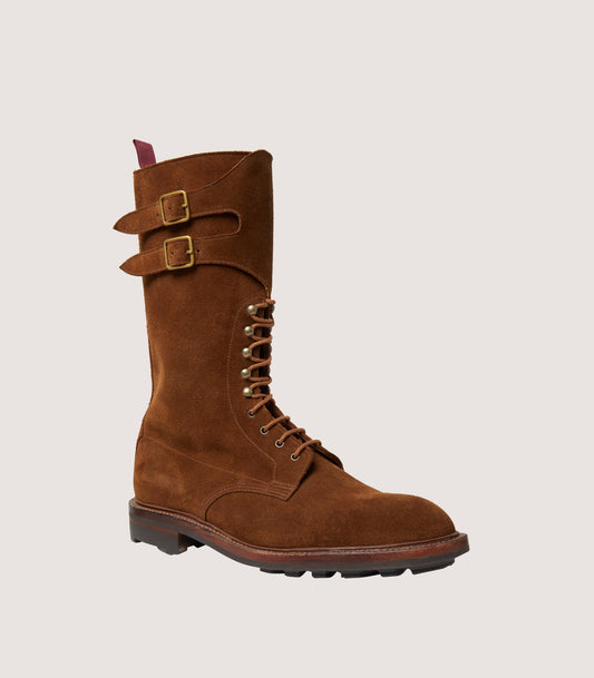 Men's Suede Twin Strap Boot With Ridgeway Sole