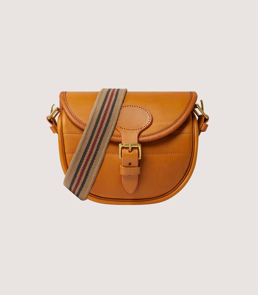 Bridle Leather Cartridge Bag In Tan