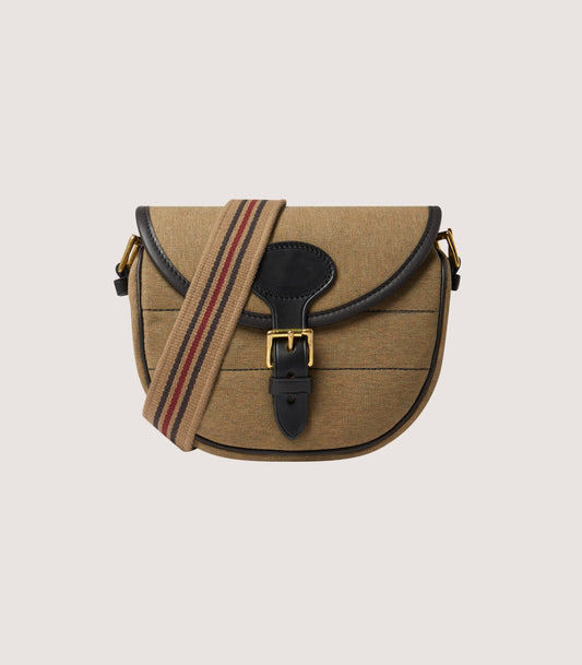 Nettle Canvas Cartridge Bag In Moss Green