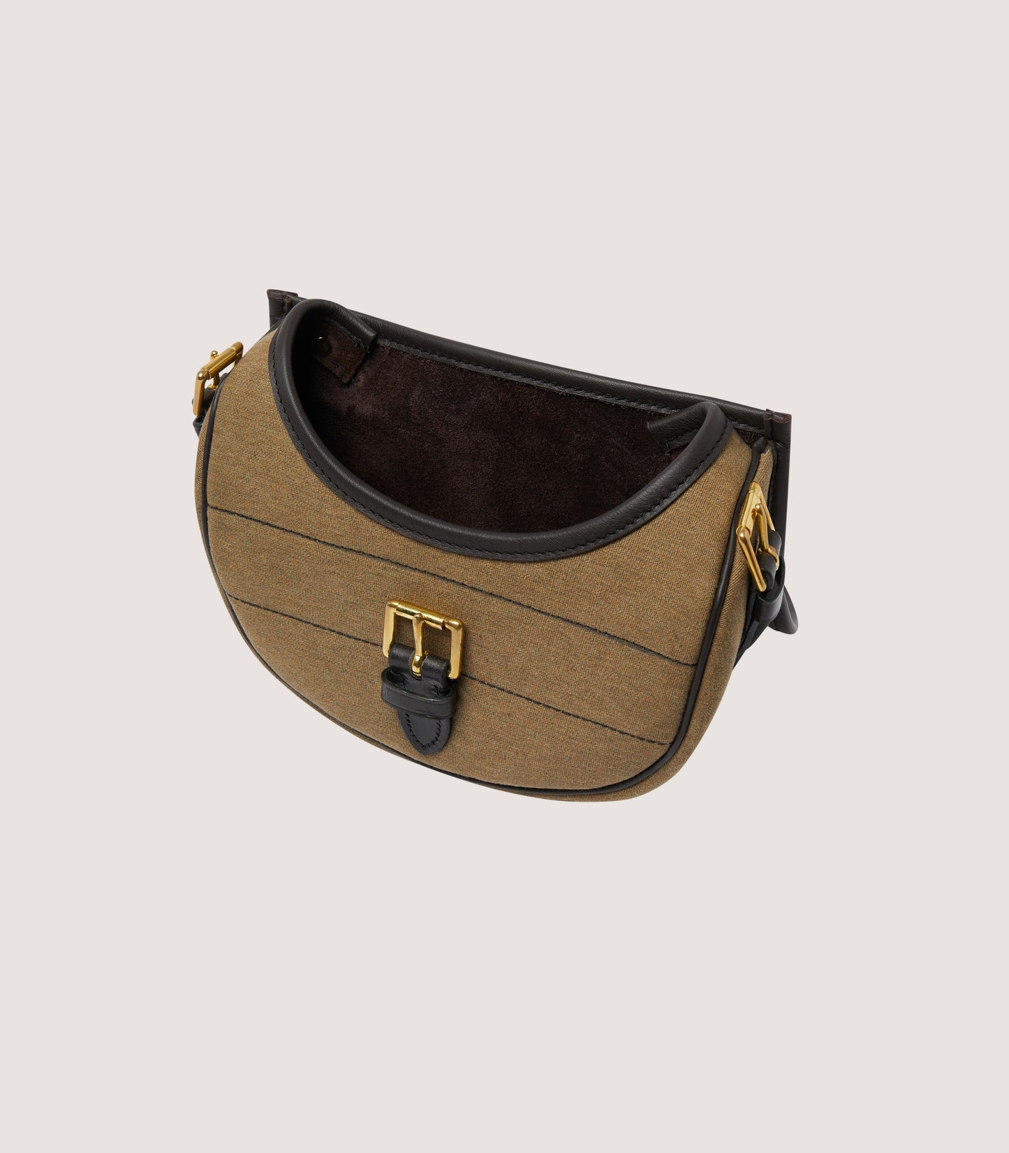 Nettle Canvas Cartridge Bag In Moss Green