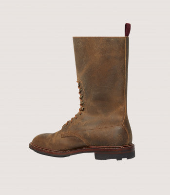 Men's Rough Out Nubuck Twin Strap Boot With Ridgeway Sole In Tan