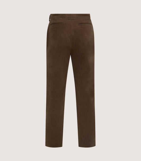 Men's Moleskin Flat Front Sporting Trouser