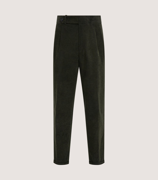 Men's Side Buckle Trouser In Loden