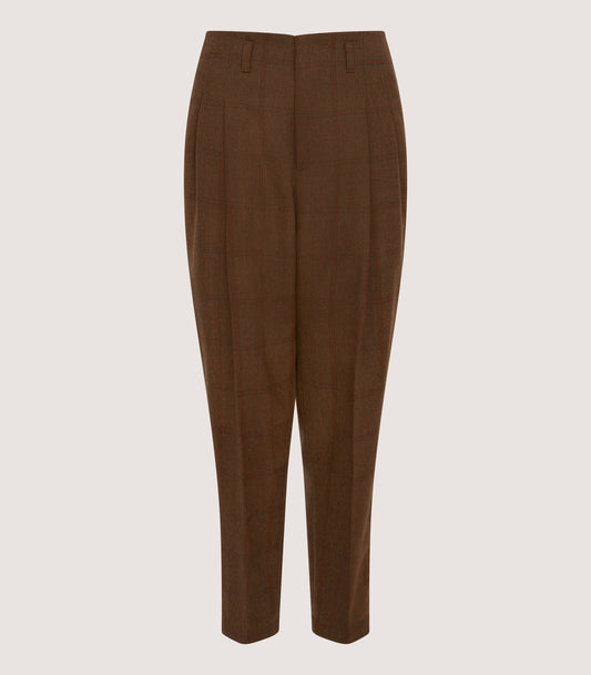 Women's Technical Tweed Two Pleat Sporting Trouser In Lomond