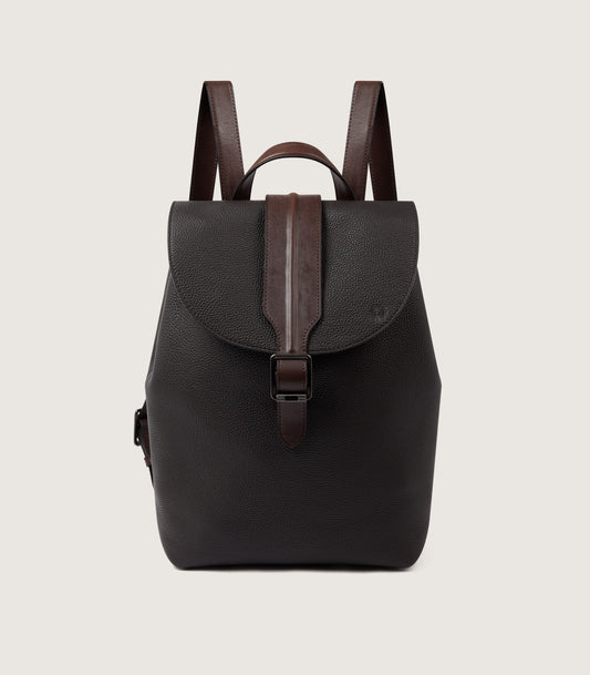 Leather Backpack Ghillie In Dark Brown