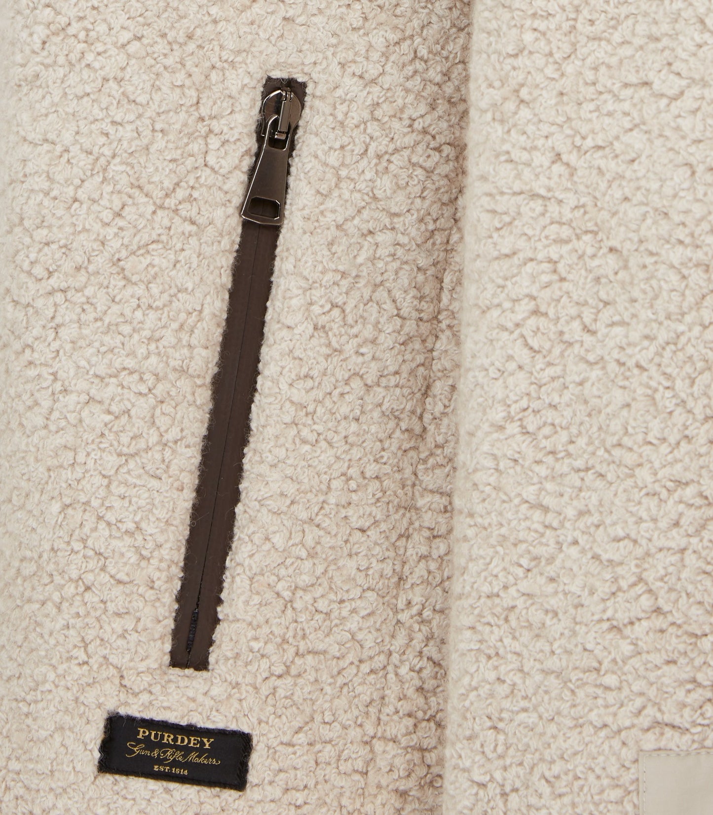 Women's Merino Lux Fleece Jacket in Taupe