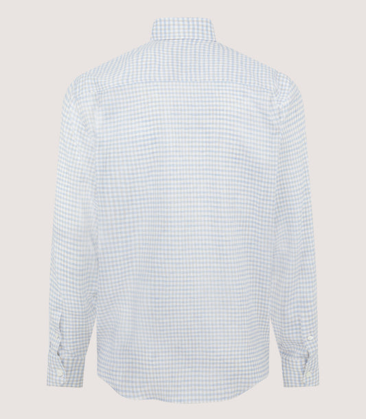 Men's Pale Indigo Double Pocket Shirt