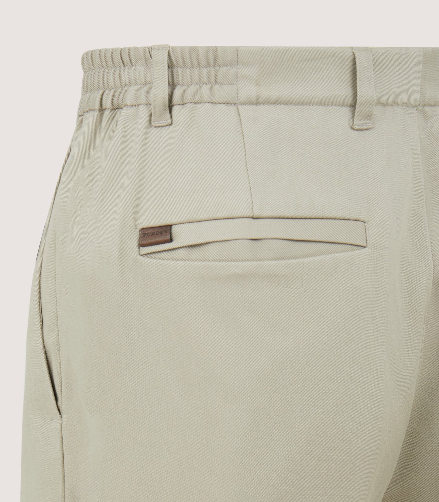 Men's Performance Twill Chino in Stone