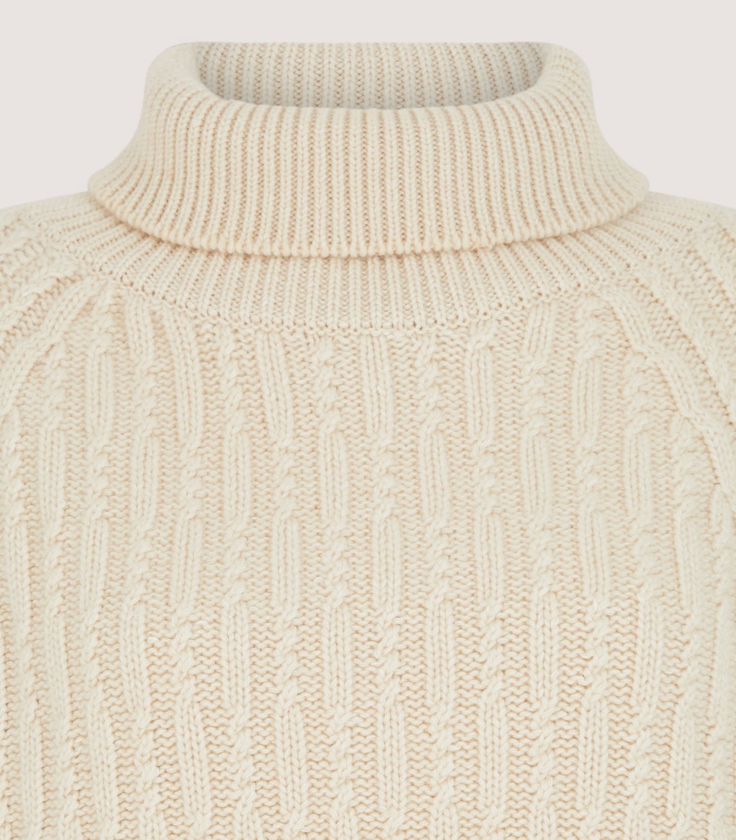 Women's Annabel Roll Neck in Ivory