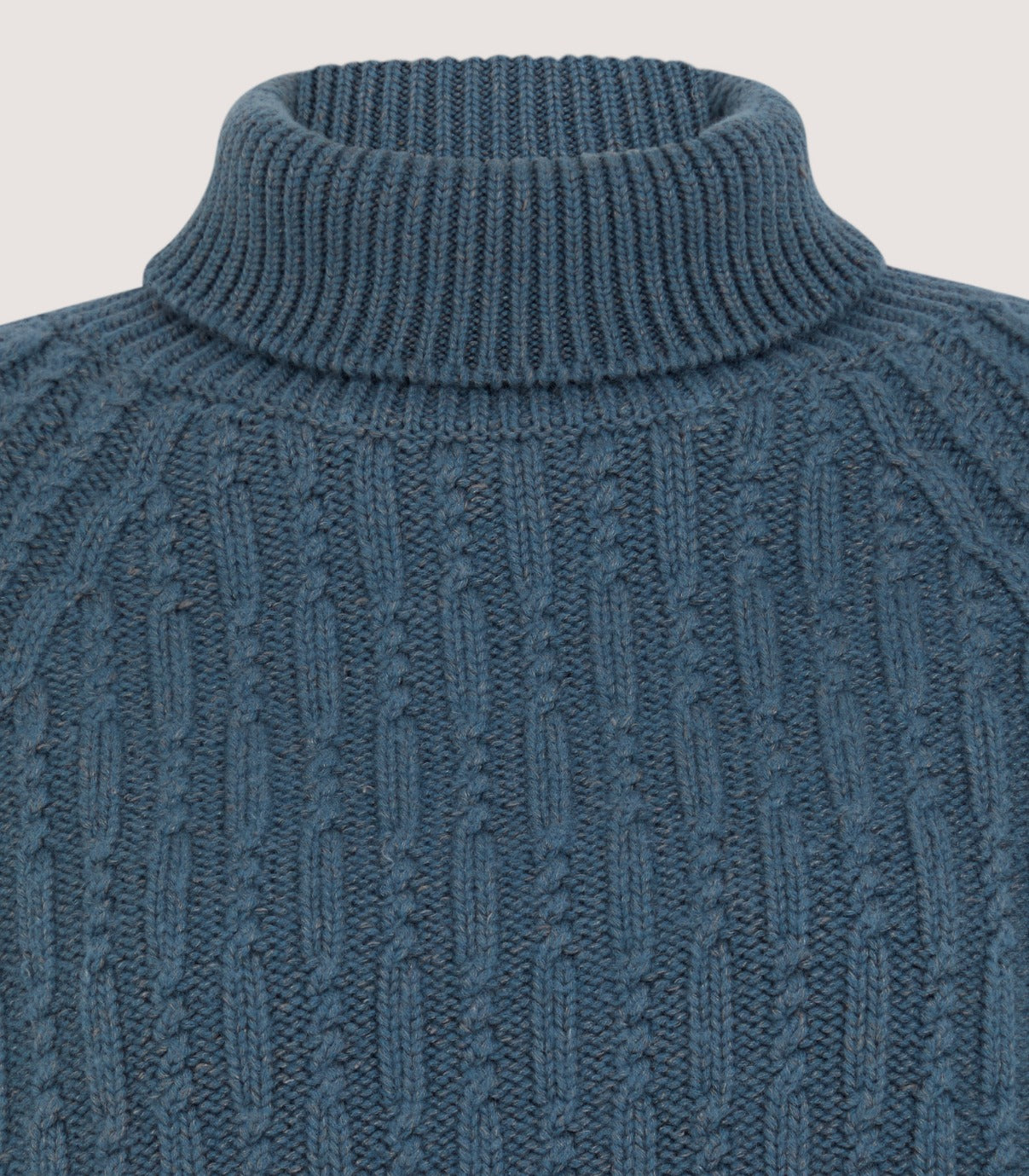 Women's Annabel Roll Neck in Canvas Blue