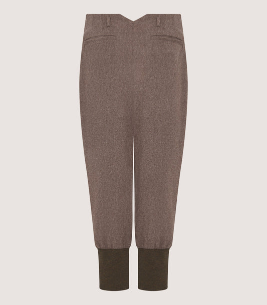 Women's Two Pleat Breek with Storm Cuff in Taupe