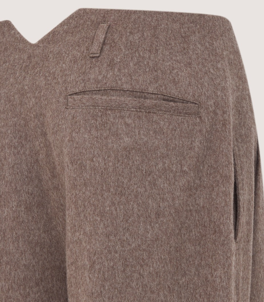 Women's Two Pleat Breek with Storm Cuff in Taupe