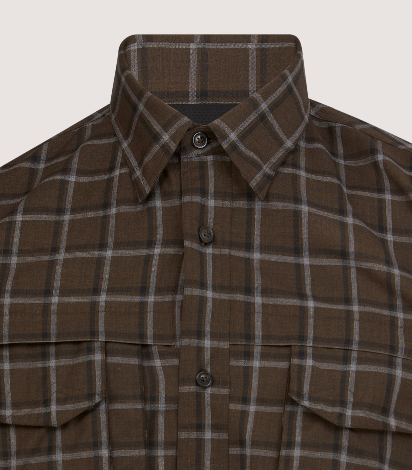 Men's Merino Field Shirt in Bark