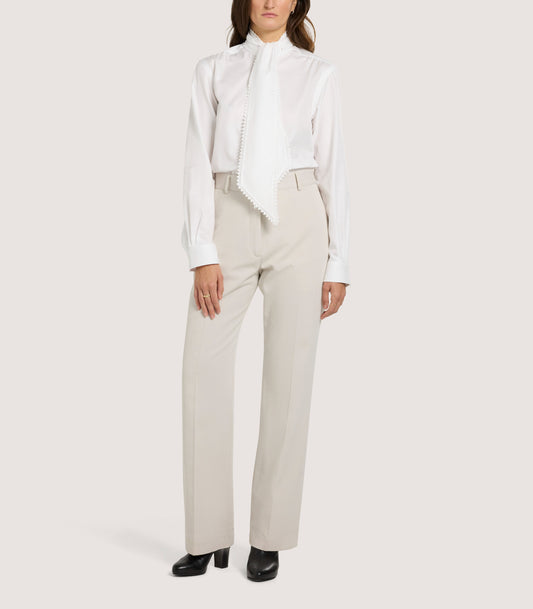 Women's Lace Stand Collar Shirt