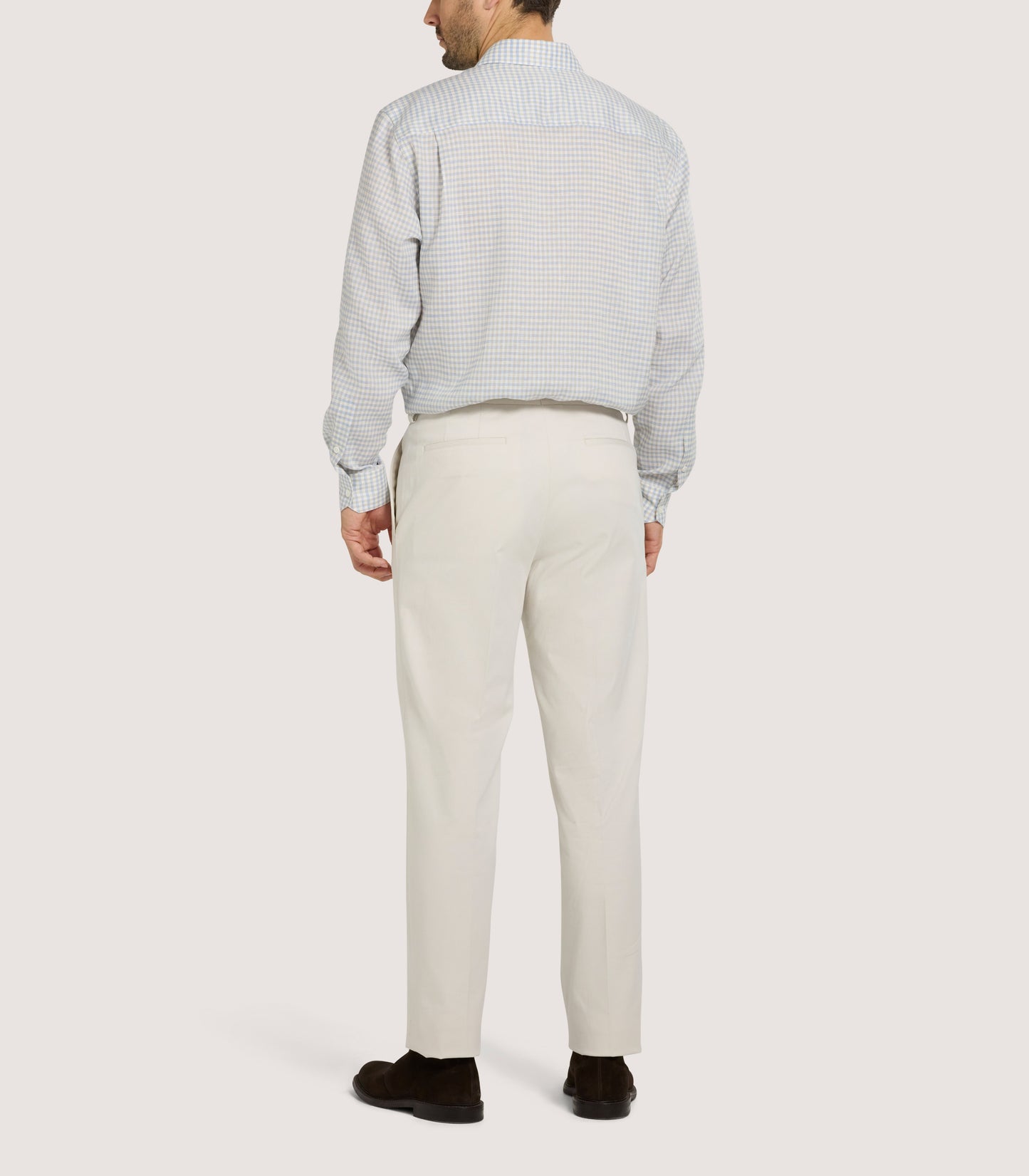 Men's Pale Indigo Double Pocket Shirt