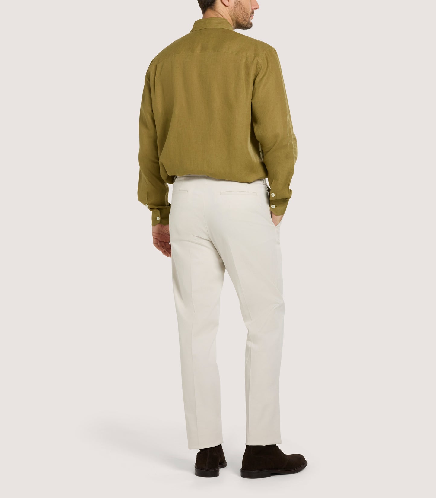 Men's Triple Pocket Shirt in Ochre