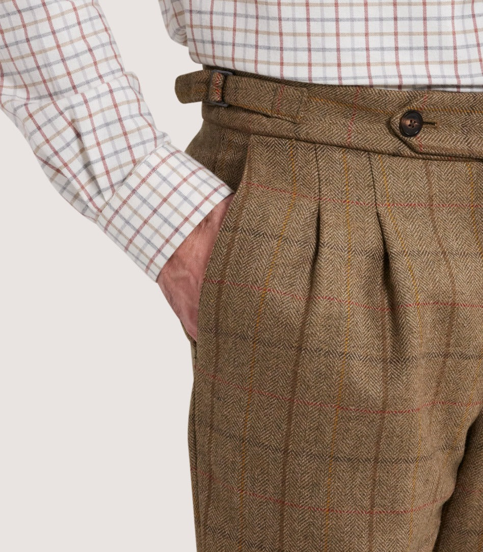 Men's Tweed Two Pleat Breek with Storm Cuff in Morar