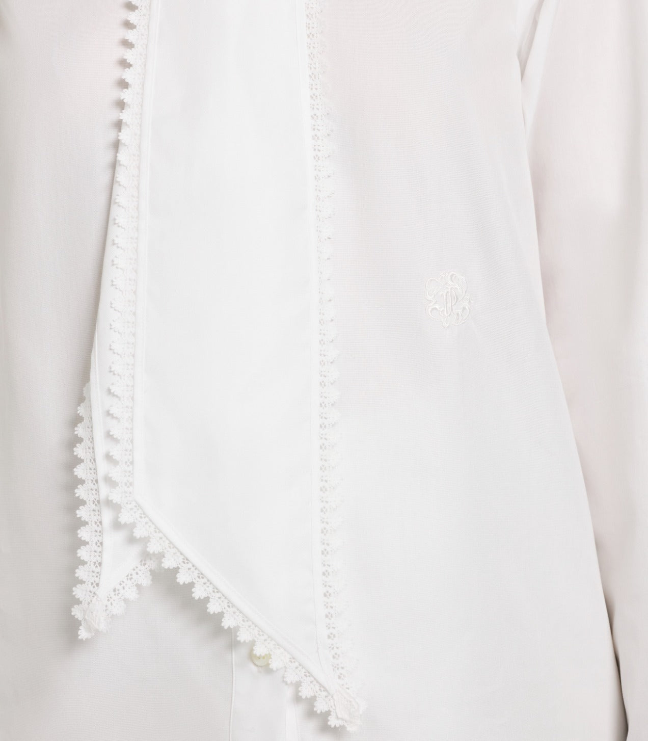 Women's Lace Stand Collar Shirt