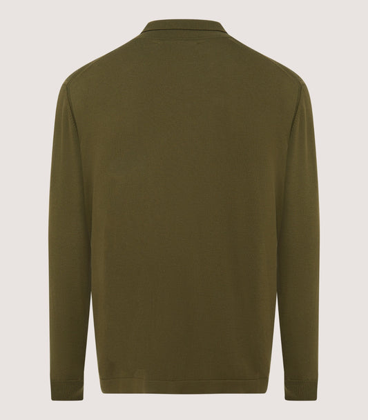 Men's Loden Audley Long Sleeve Polo