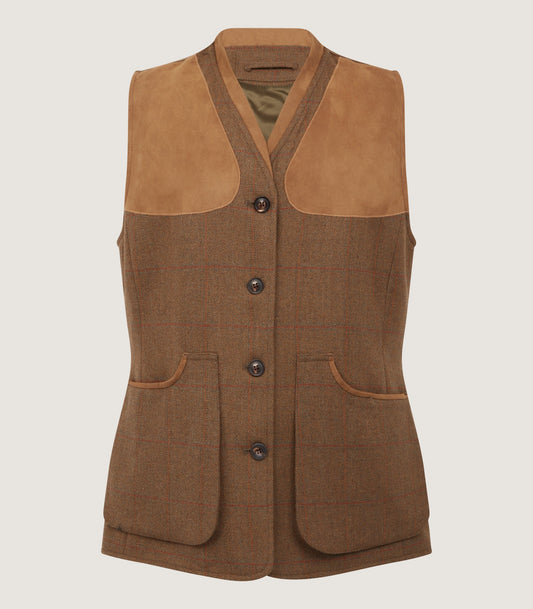 Women's Tech Tweed Sporting Vest In Lomond