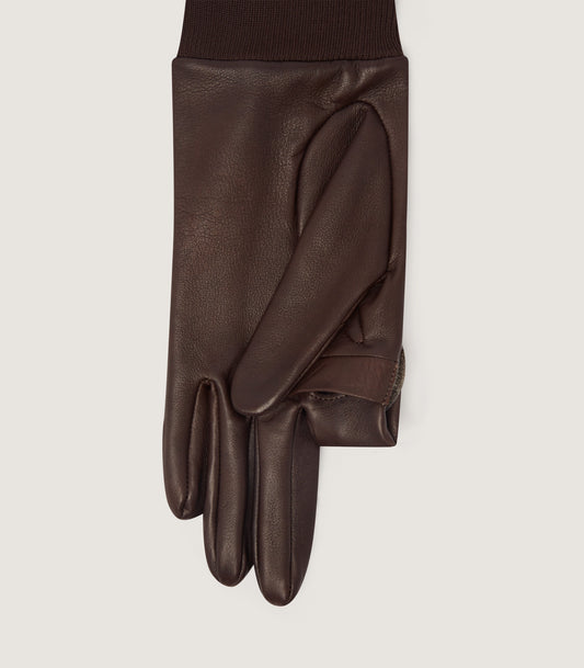 Men's Hairsheep Leather Sporting Gloves Left Handed In Brown