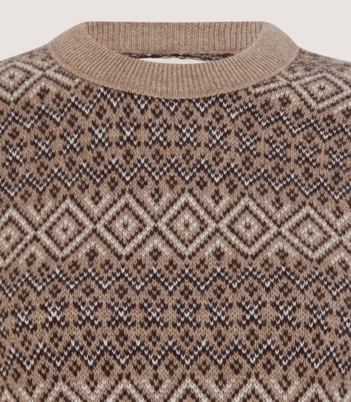 Women's Kirkstone Cashmere Fairisle Jumper in Antler