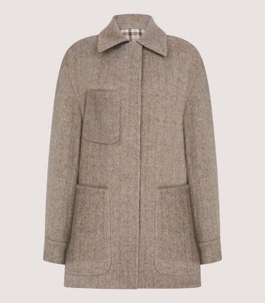 Women's Estate Coat in Pebble