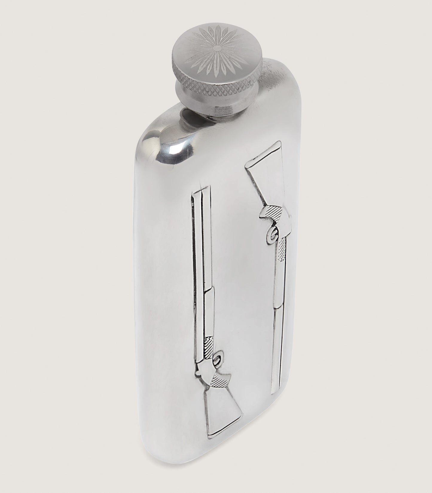 Pewter Boot Flask In Pewter