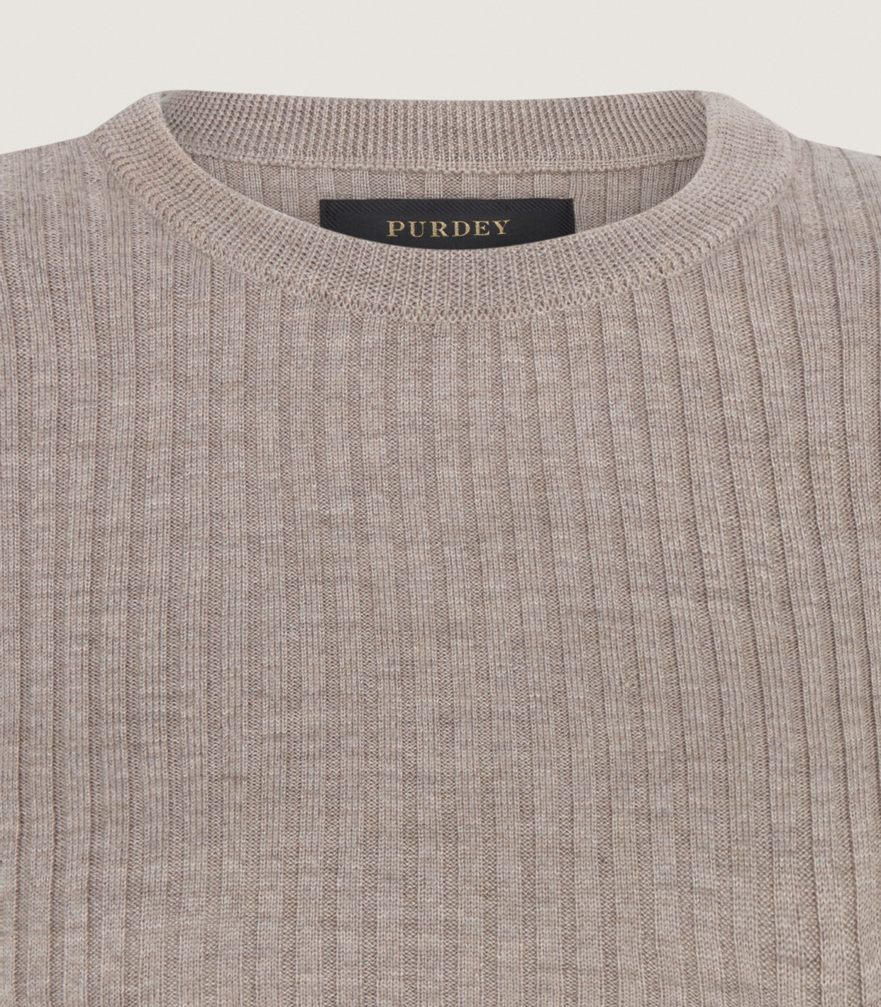 Women's Hartfell Cash Silk Wool Sweater in Taupe