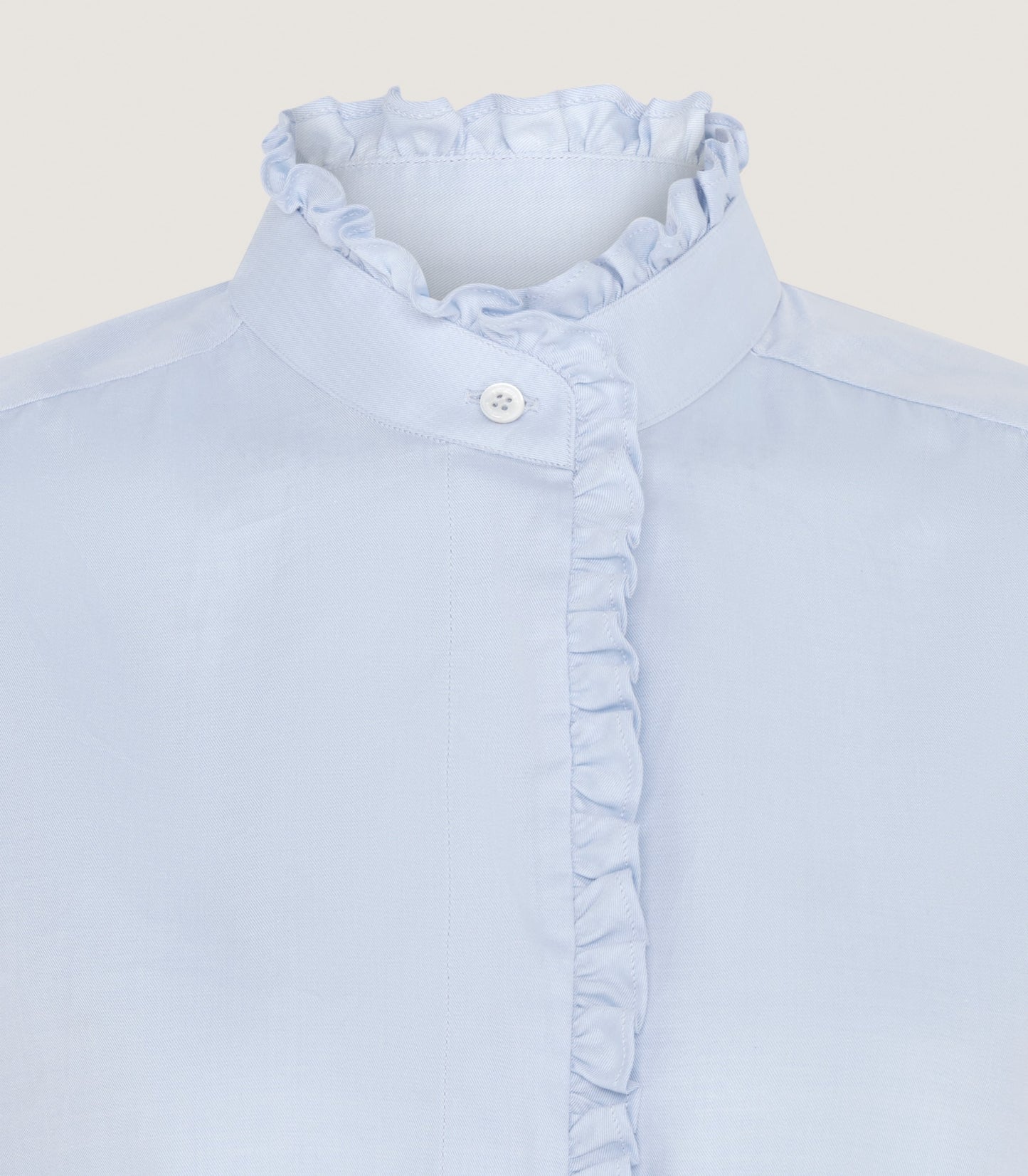 Women's Cotton Pie Crust Shirt in Oxford Blue