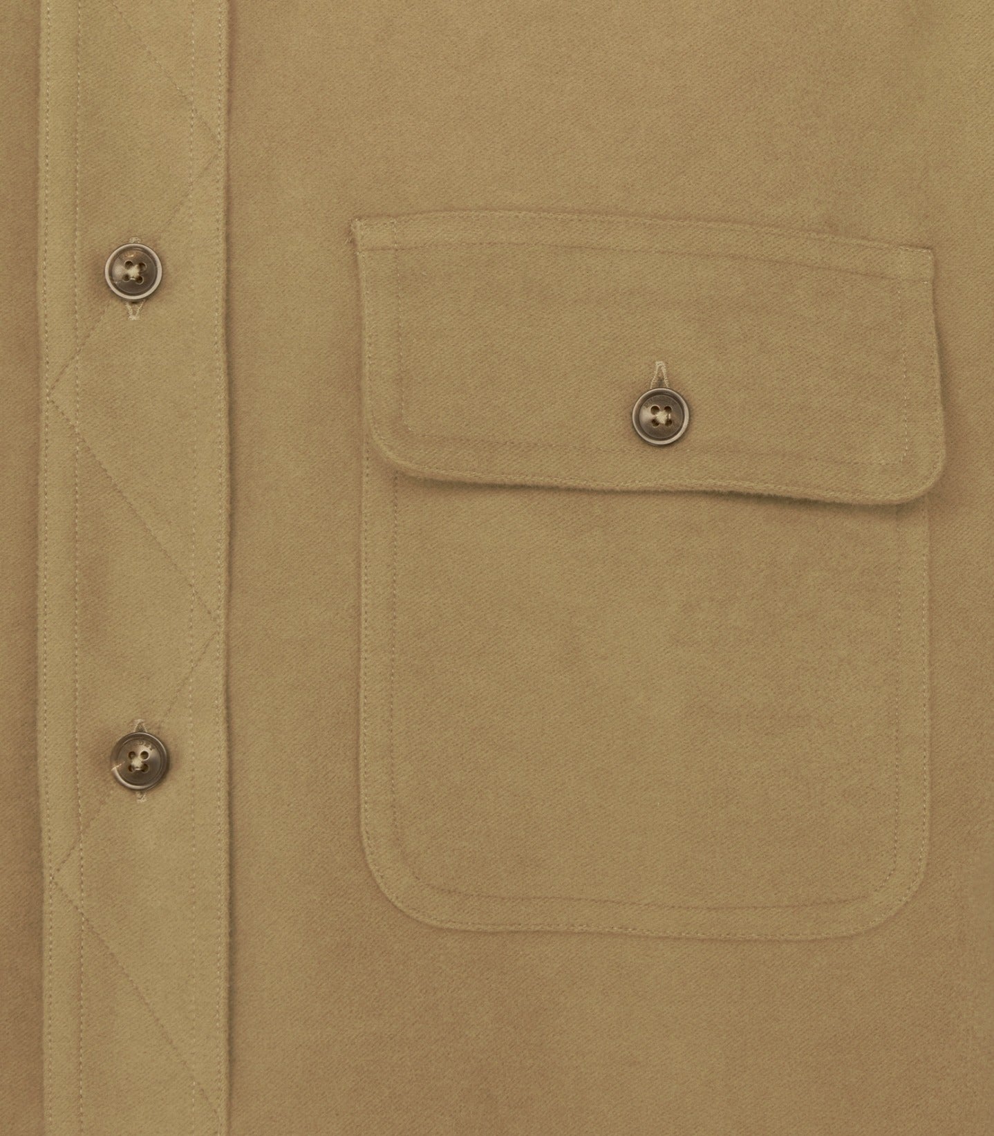 Men's Moleskin Double Pocket Shirt in Sage
