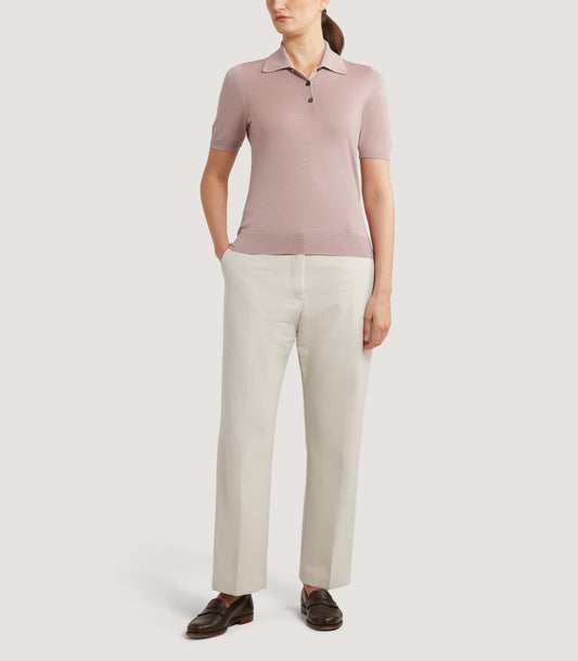 Women's Talla Knitted Short Sleeve Polo Shirt