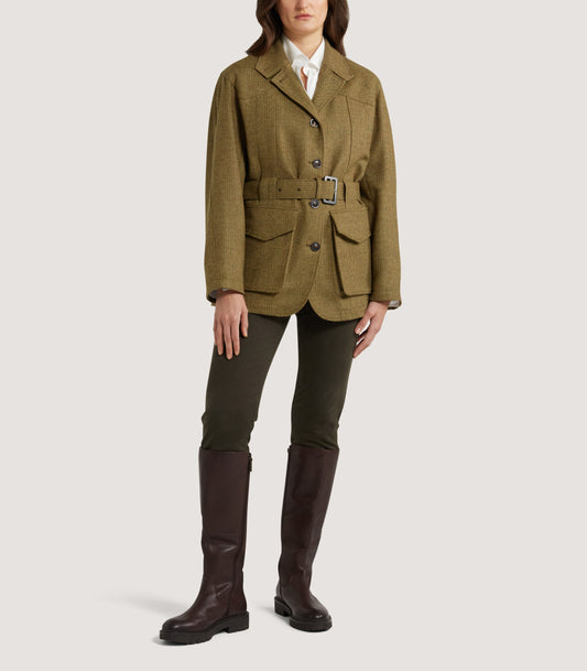 Women's Lightweight Norfolk Jacket in Moss