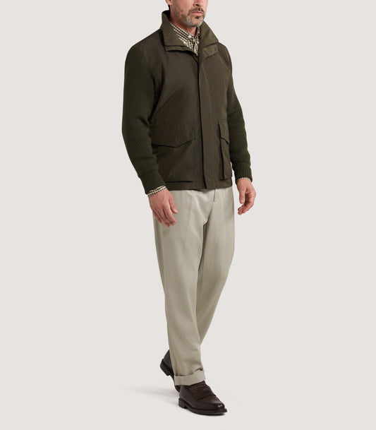 Men's Thorlstone Knitted Jacket in Loden