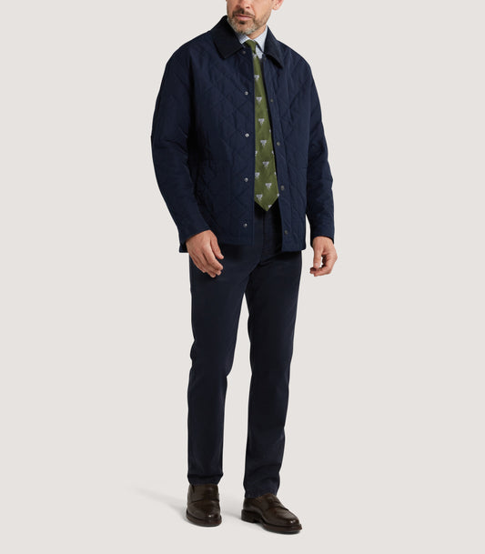 Men's Padded Purdey Jacket In Navy