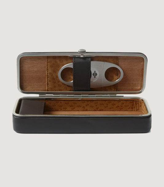 Travel Cigar Case with Humidifier