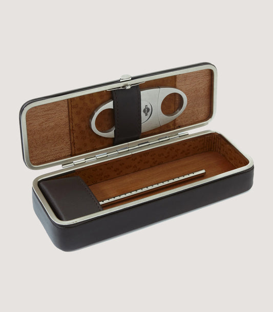 Travel Cigar Case with Humidifier