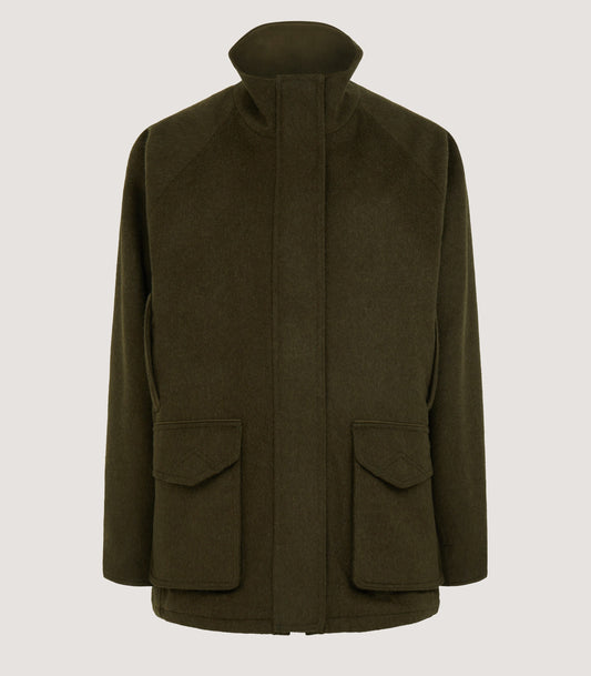 Women's Raglan Field Coat in Loden