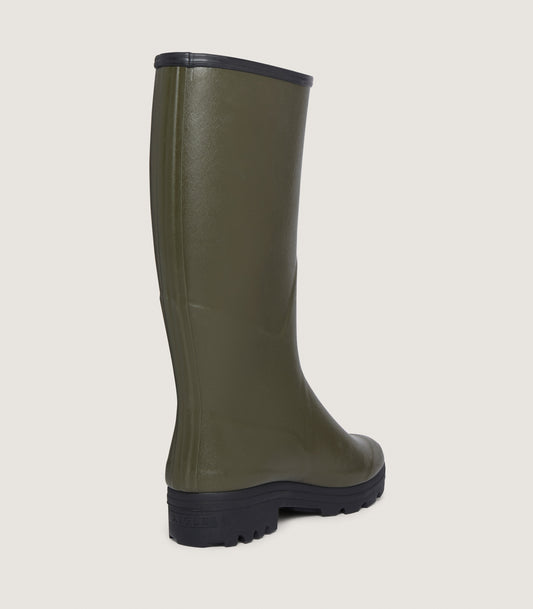Aigle Chambord Neo Mesh Boots in Khaki Green
