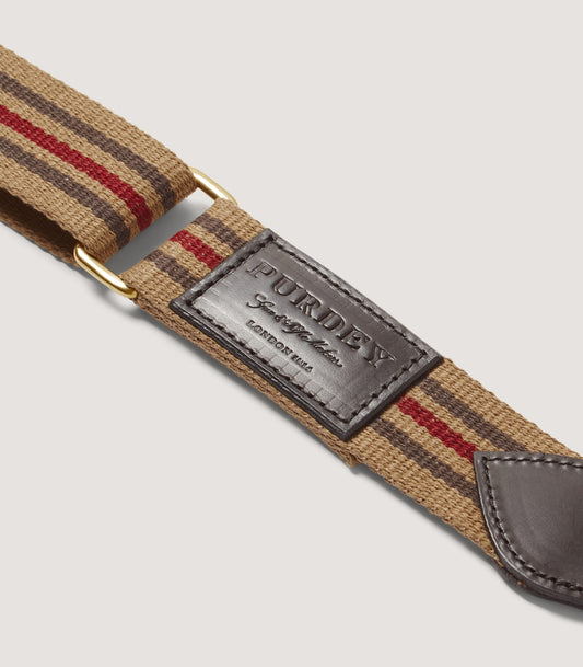 Purdey Rifle Shoulder Strap In Dark Brown
