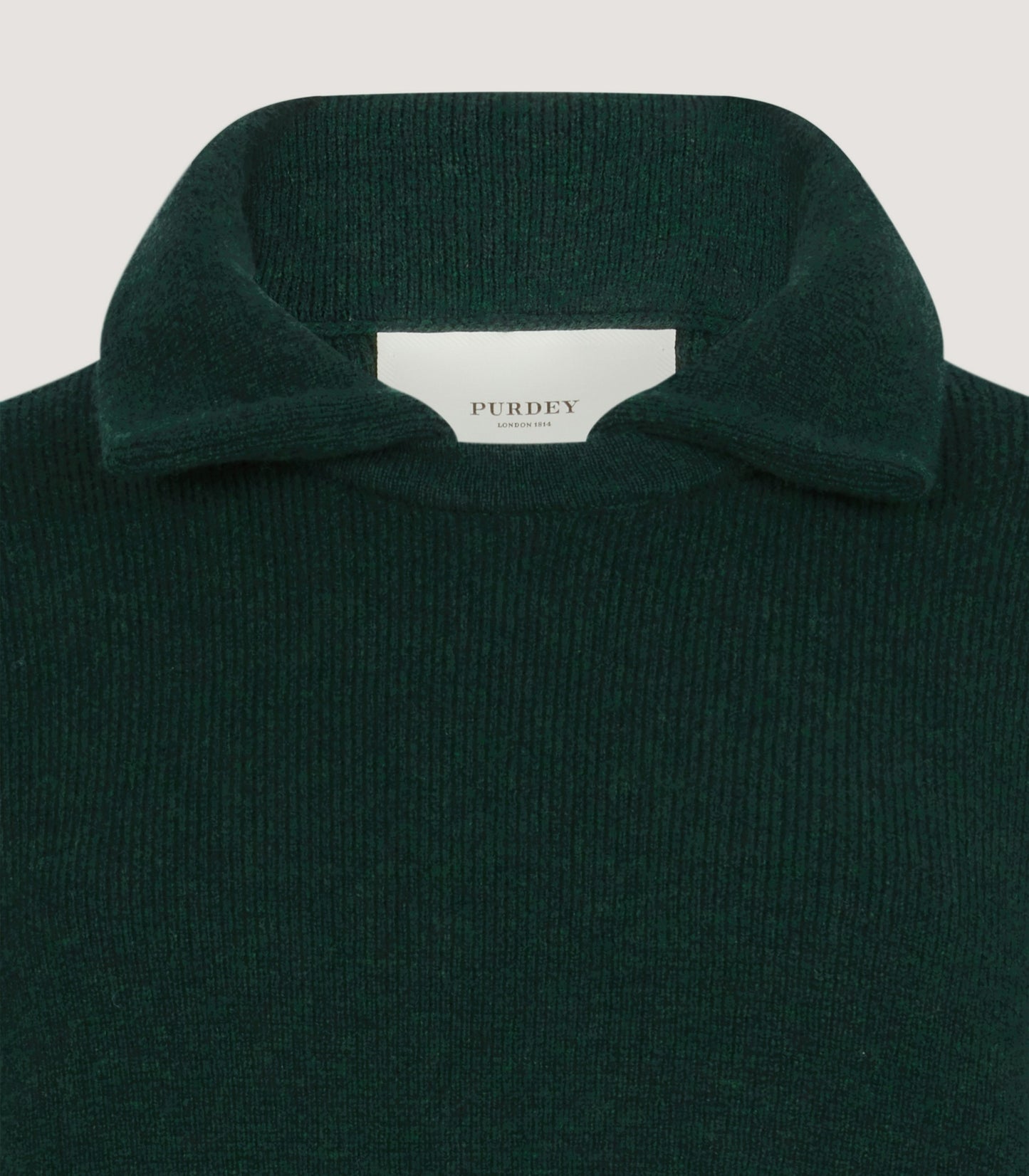 Women's Berkeley Shirt Collar Sweater in Emerald