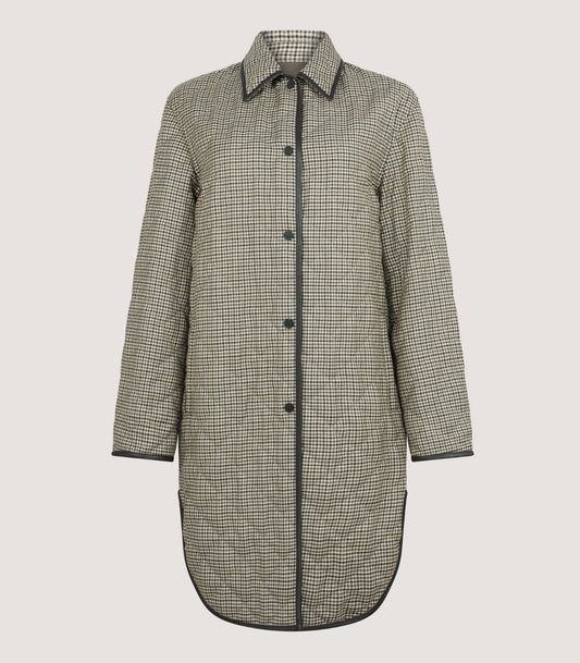 Women's Abbot Quilted Jacket in Khaki Green