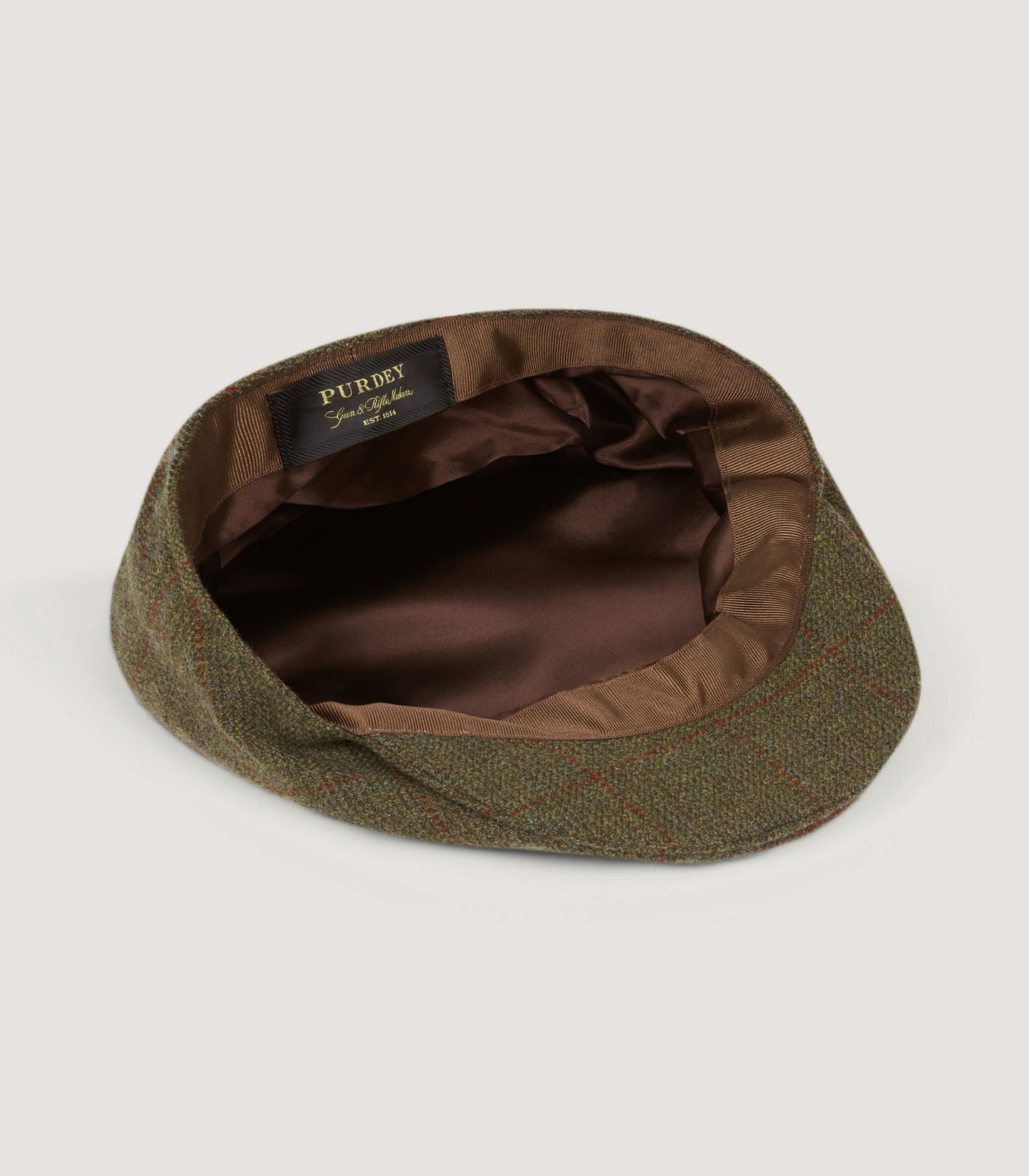 Litton Short Peak Tweed Cap in Alum