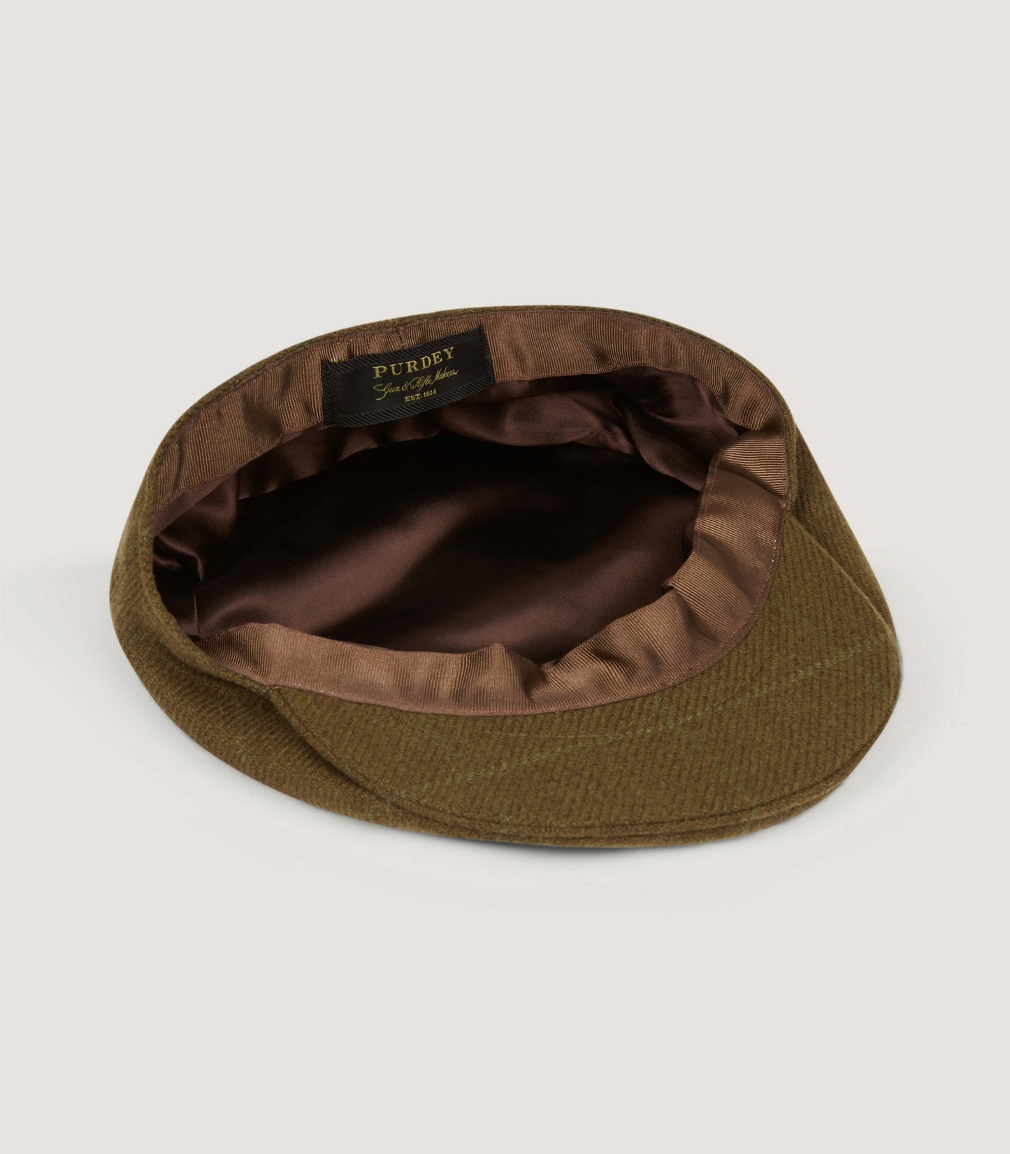 Litton Short Peak Tweed Cap in Zetland