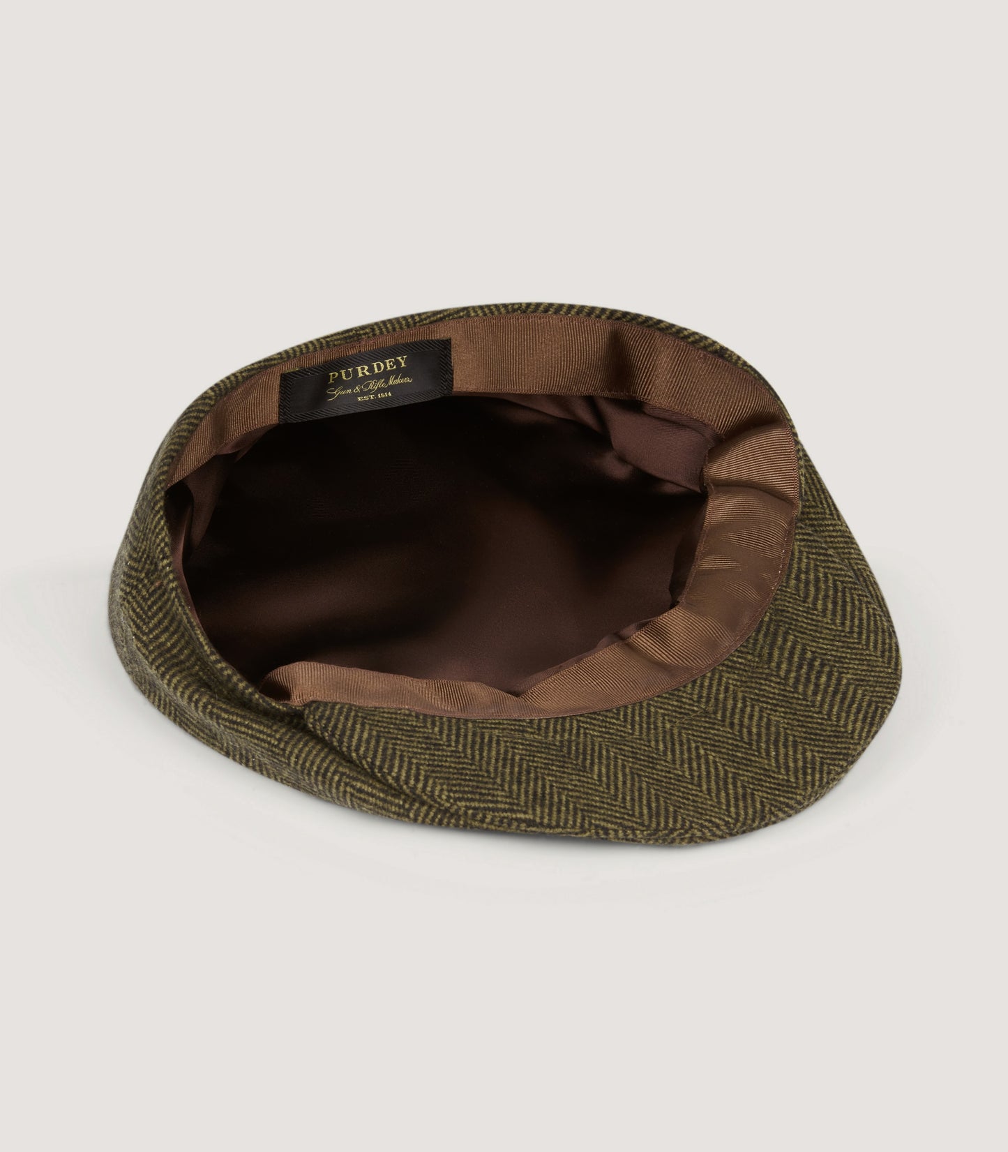 Litton Cashmere Tweed Short Peak Cap in Dinmore