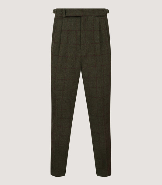 Men's Tweed Shooting Trousers in Alum