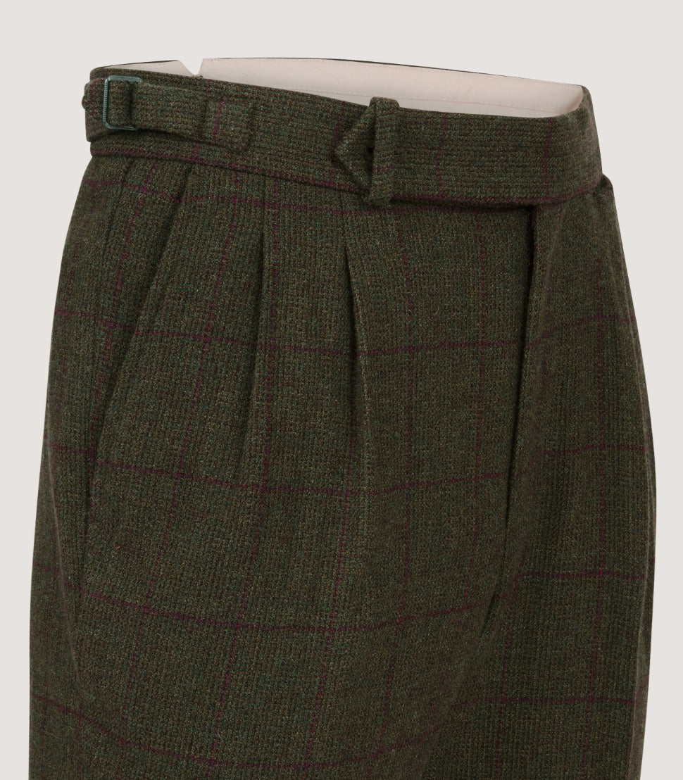 Men's Tweed Shooting Trousers in Alum